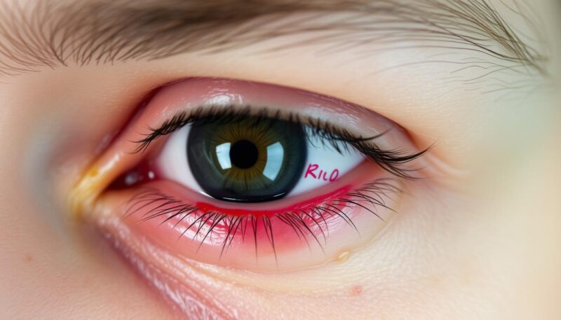 Redness and Swelling in Eyelid Pain