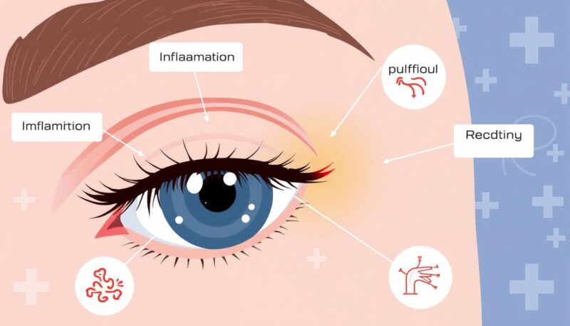 why does my eyelid hurt when i blink?